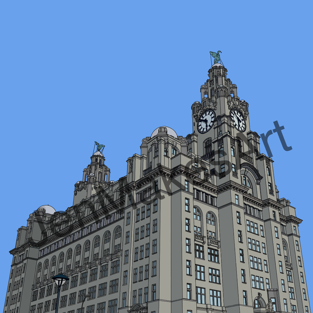 Liver Building Print