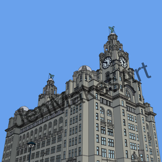 Liver Building Print